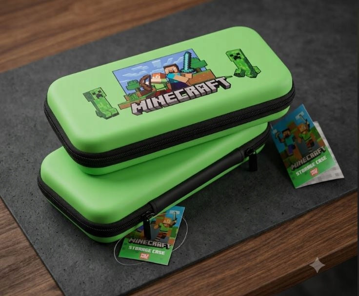 Minecraft Hard Case Organizer Accessories Charger Box Storage