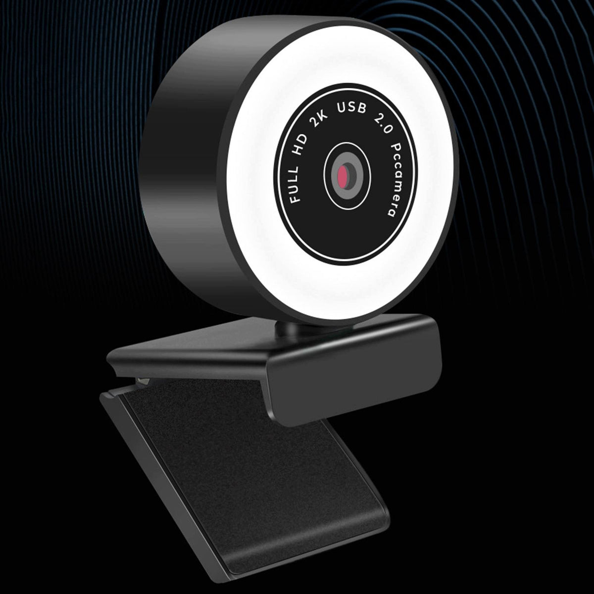 Mini 1080P/2K/5MP HD Webcam with LED Light Mic Autofocus AF 2k Fixed Focus Packaging status original
