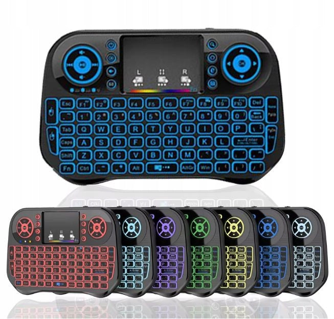Mini Android Keyboard Wireless + Touchpad Battery Rechargeable BL-5C Color black
