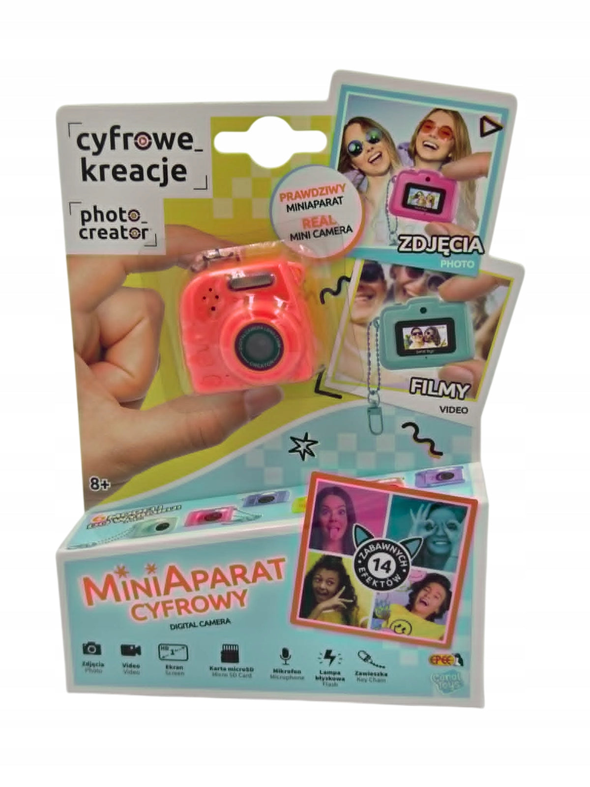 Mini Digital Camera INSTANT orange Epee Digital Creations