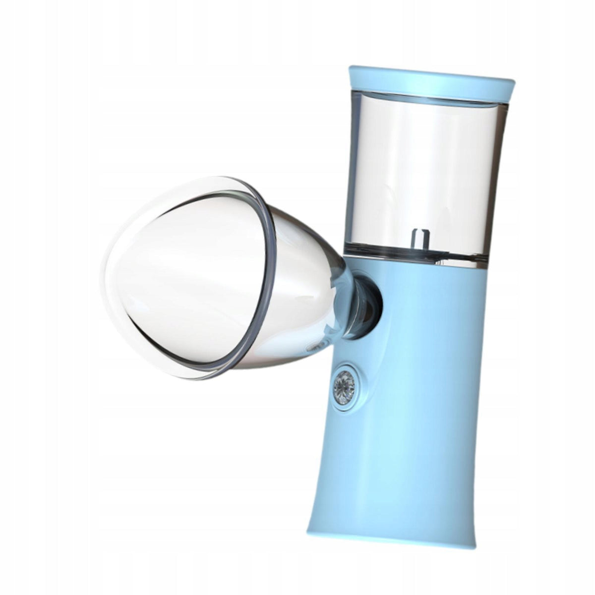 Mini Face Humidifier Water Replenishment Rechargeable Nano Face Mister Blue