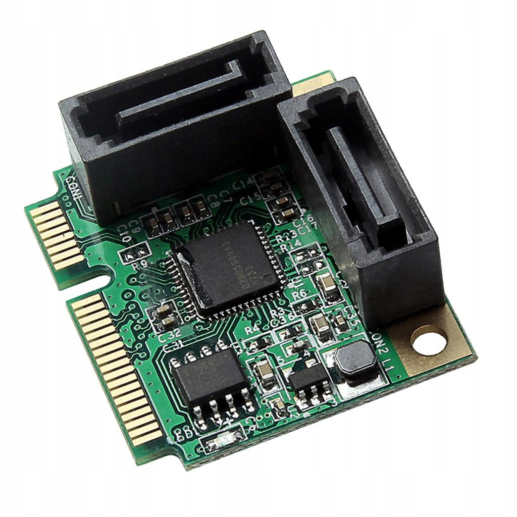 Mini PCI Express to 2xSATAIII 6Gbps Controller Card Adpater Support hot Packaging status original