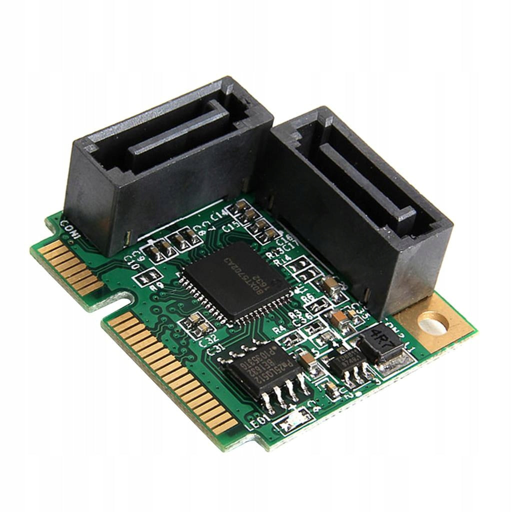 Mini PCI Express to 2xSATAIII 6Gbps Controller Card Adpater Support hot