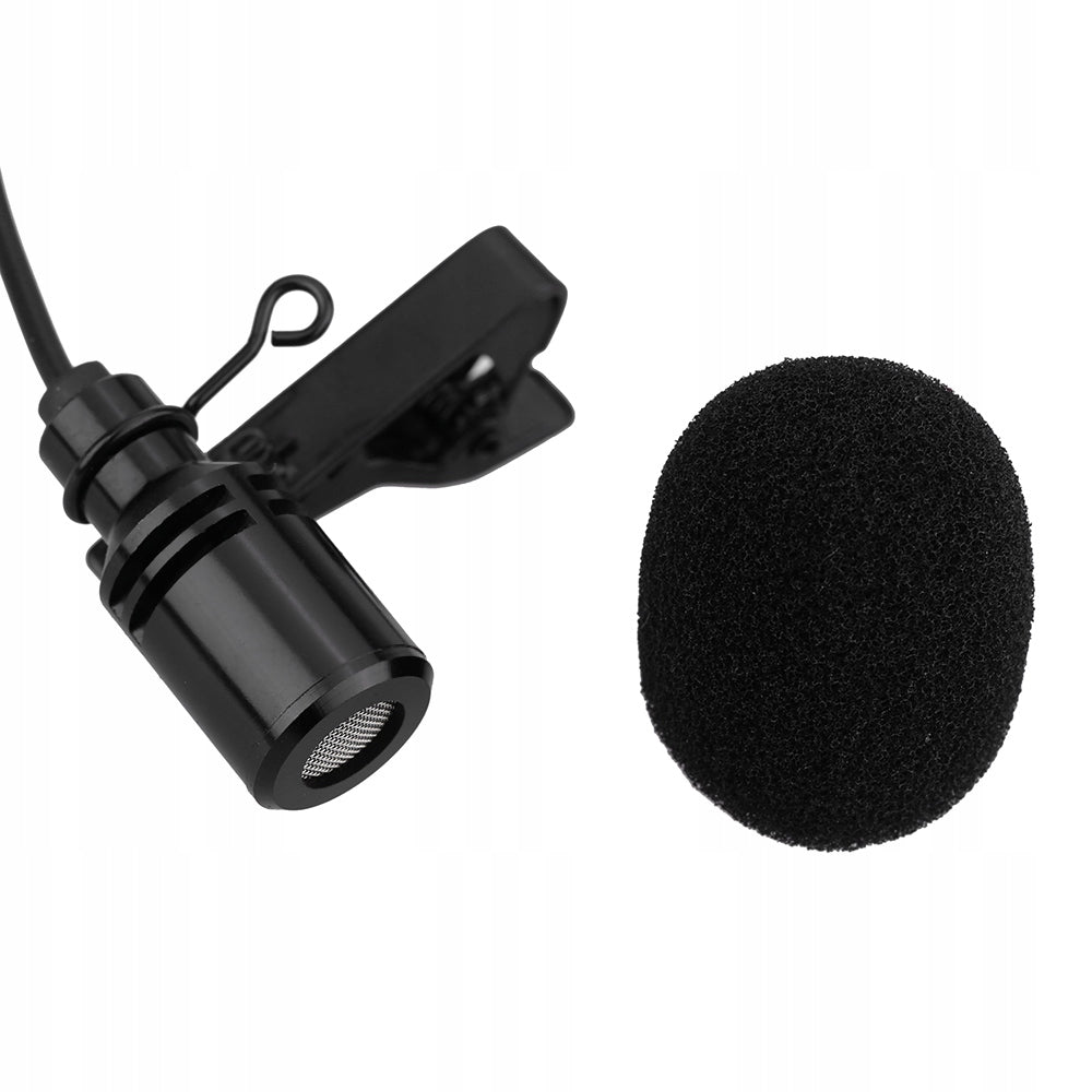 Mini Portable Sleeveless Clips 3,5mm External Screw Microphone 00