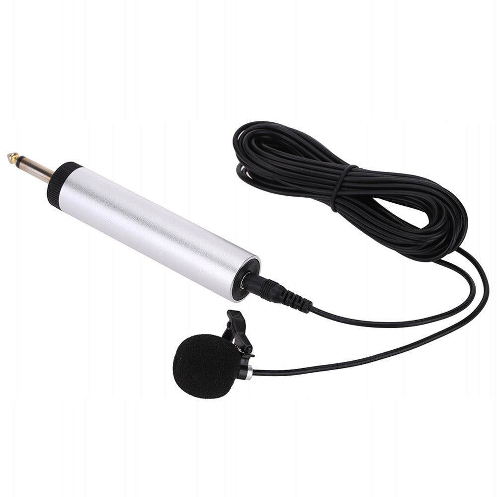 Mini Portable Wired Capacitor Electret Lapel Clip-On Musical XX