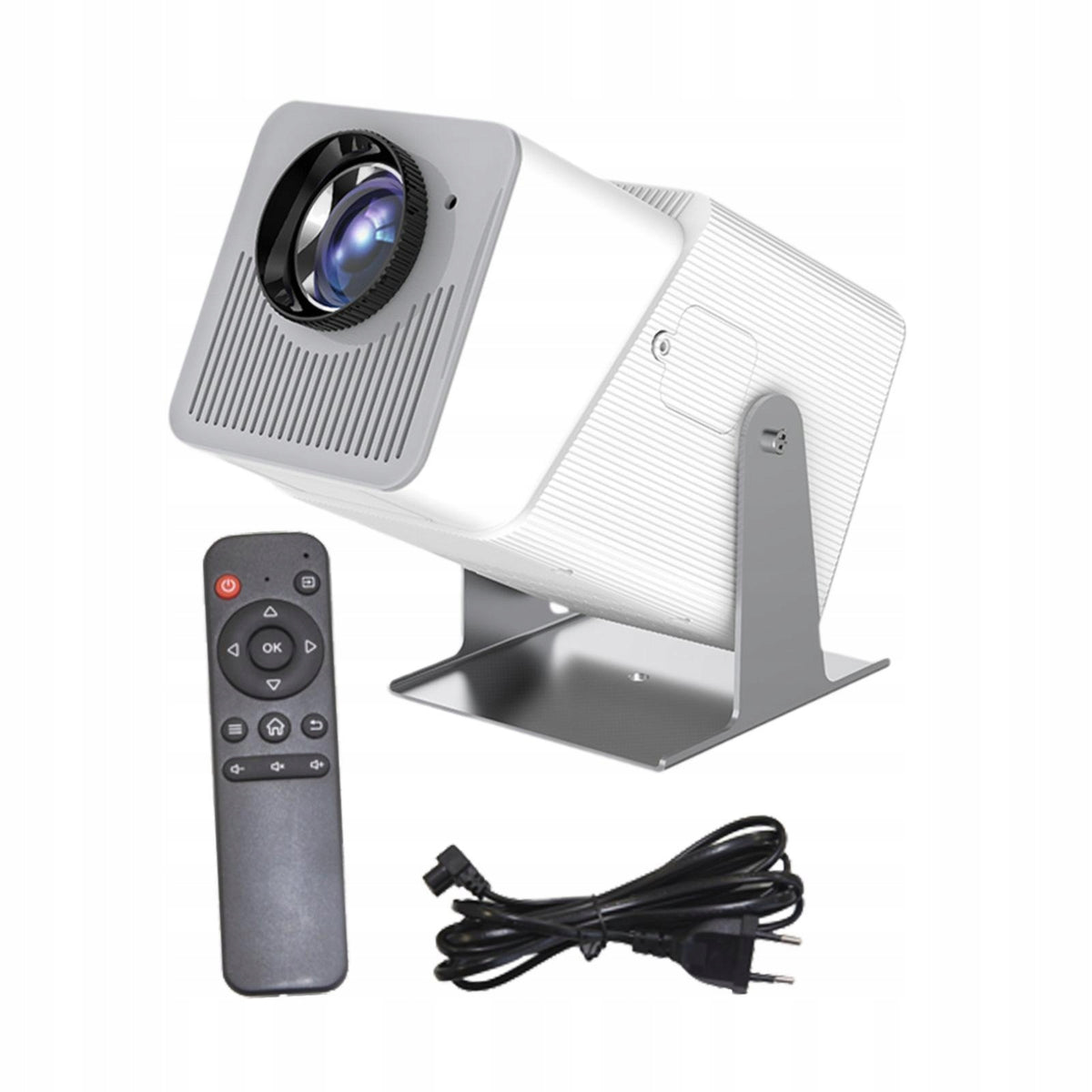 Mini Projector High Performance 720P Screen Mirroring Function Home White