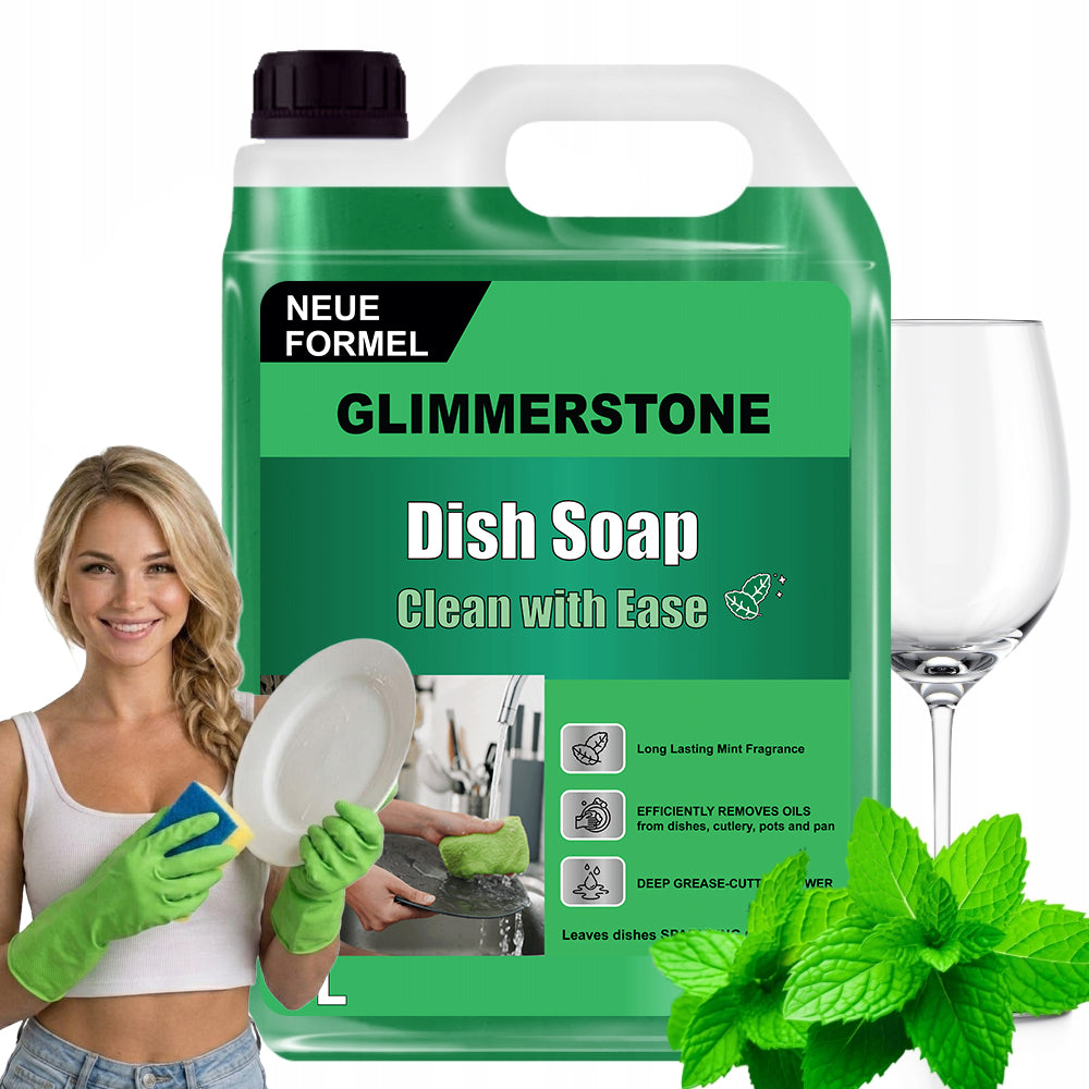 Mint Liquid Dishwashing Gel - MODERN FORMULA - Efficient 5L