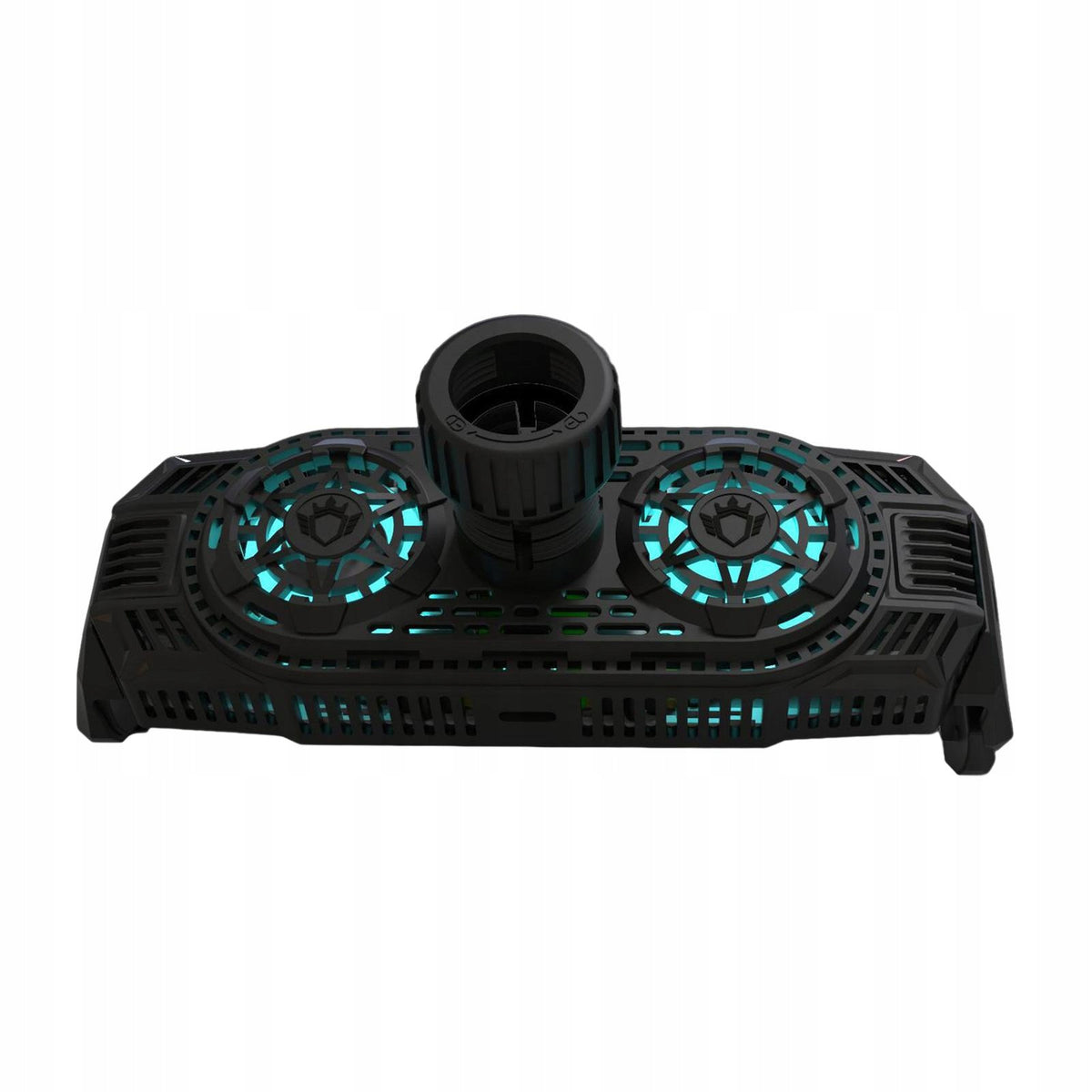 Mobile Phone Radiator with Holder Dual Fans Retractable Heatsink Cell Black