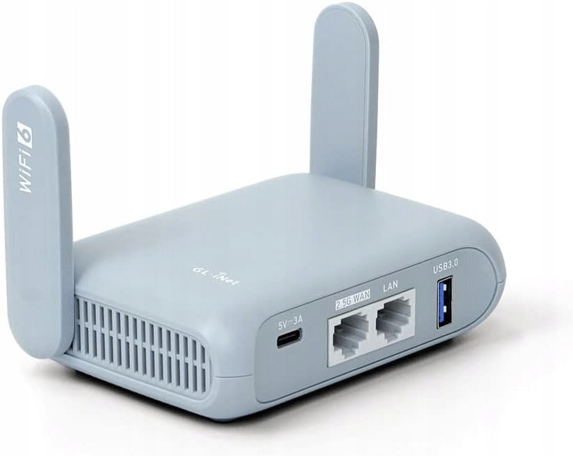 Mobile VPN Router Wi-Fi 6 GL-iNet AX3000 OpenWRT GL-MT3000 Certificate