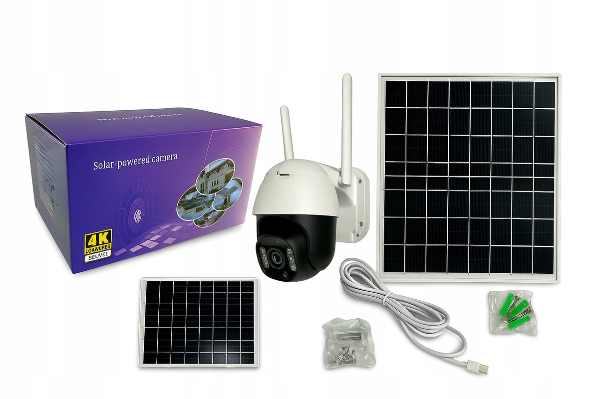Modern 4K Solar Powered WiFi Camera