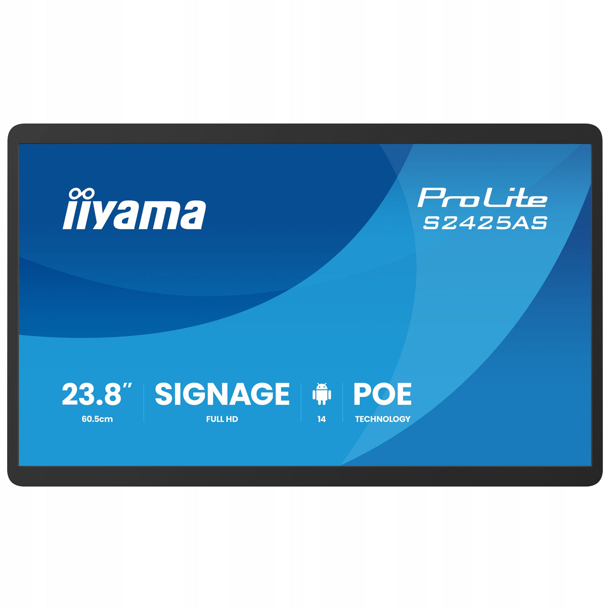 Monitor 24" iiyama ProLite S2425AS-B1P Digital Signage FHD IPS LED Android