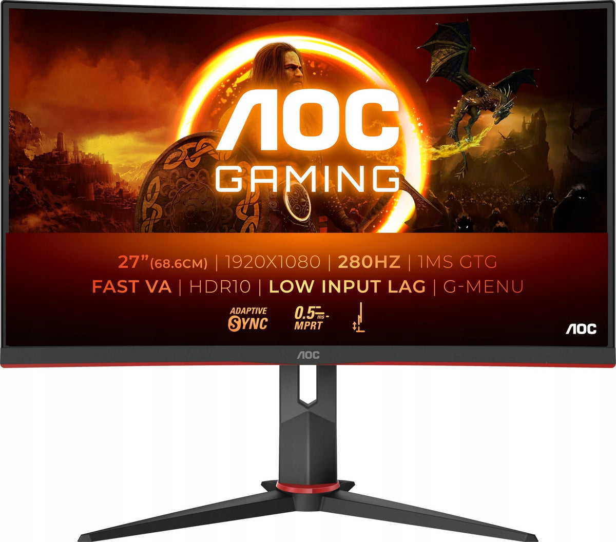 Monitor AOC C27G2Z3/BK
