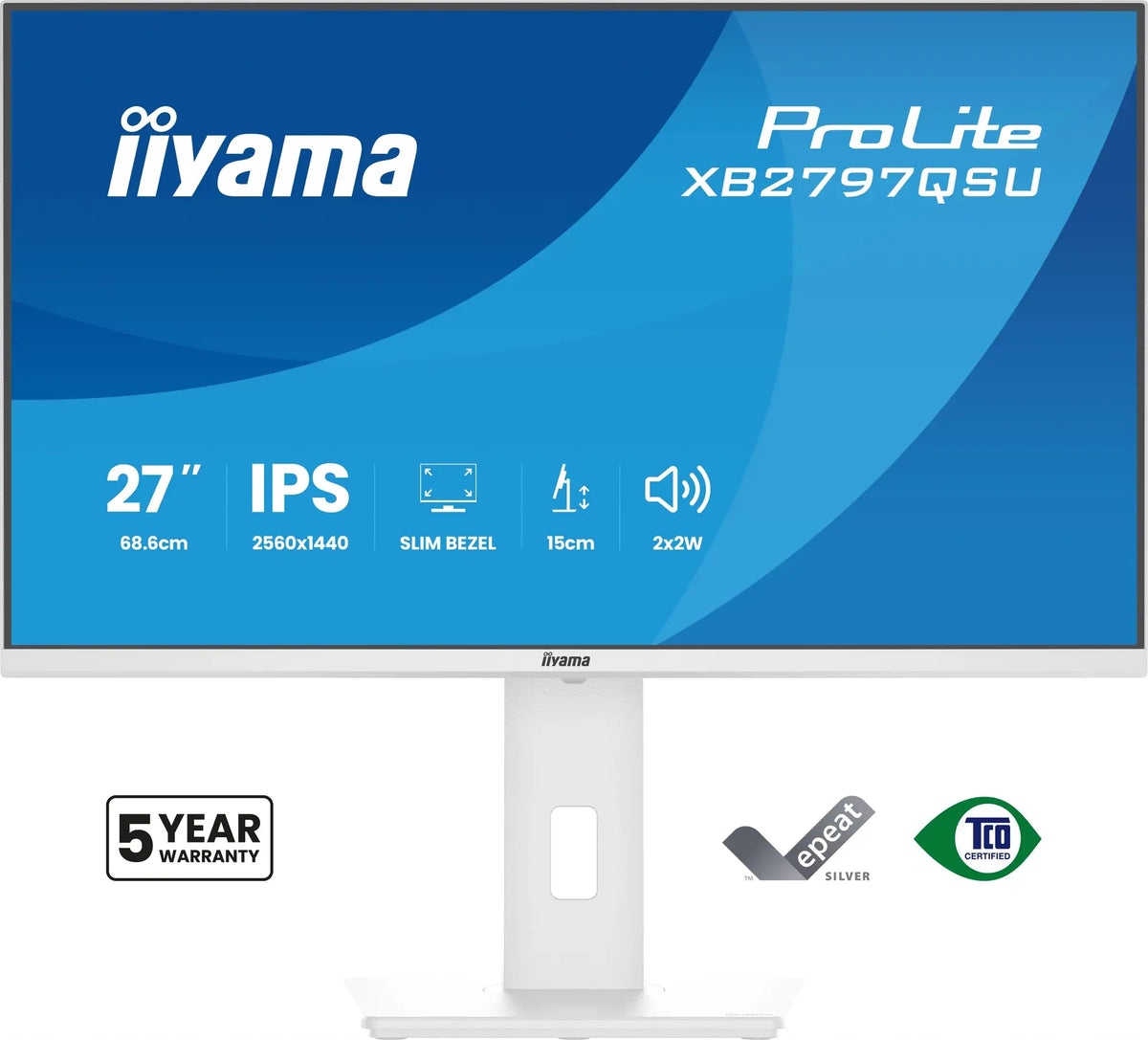 Monitor iiyama ProLite XB2797QSU-W1 27" QHD