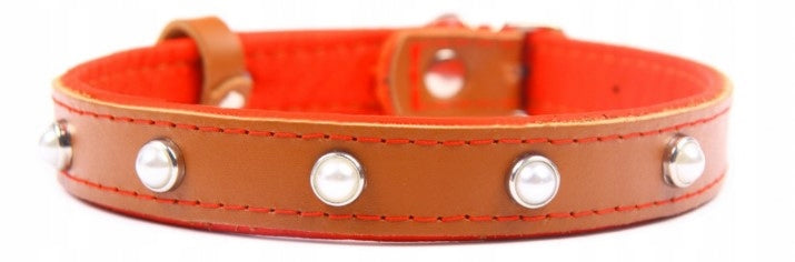 Moon Style - Leather collar - LEATHER - 14mm / 31cm