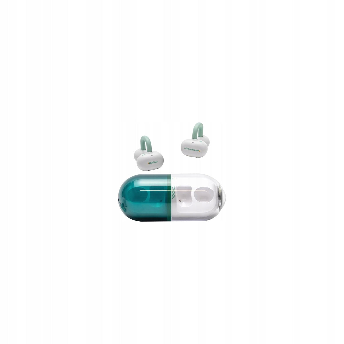 Moondrop Pill - green - AI ENC HI-FI Bluetooth Earbuds Batteries included yes