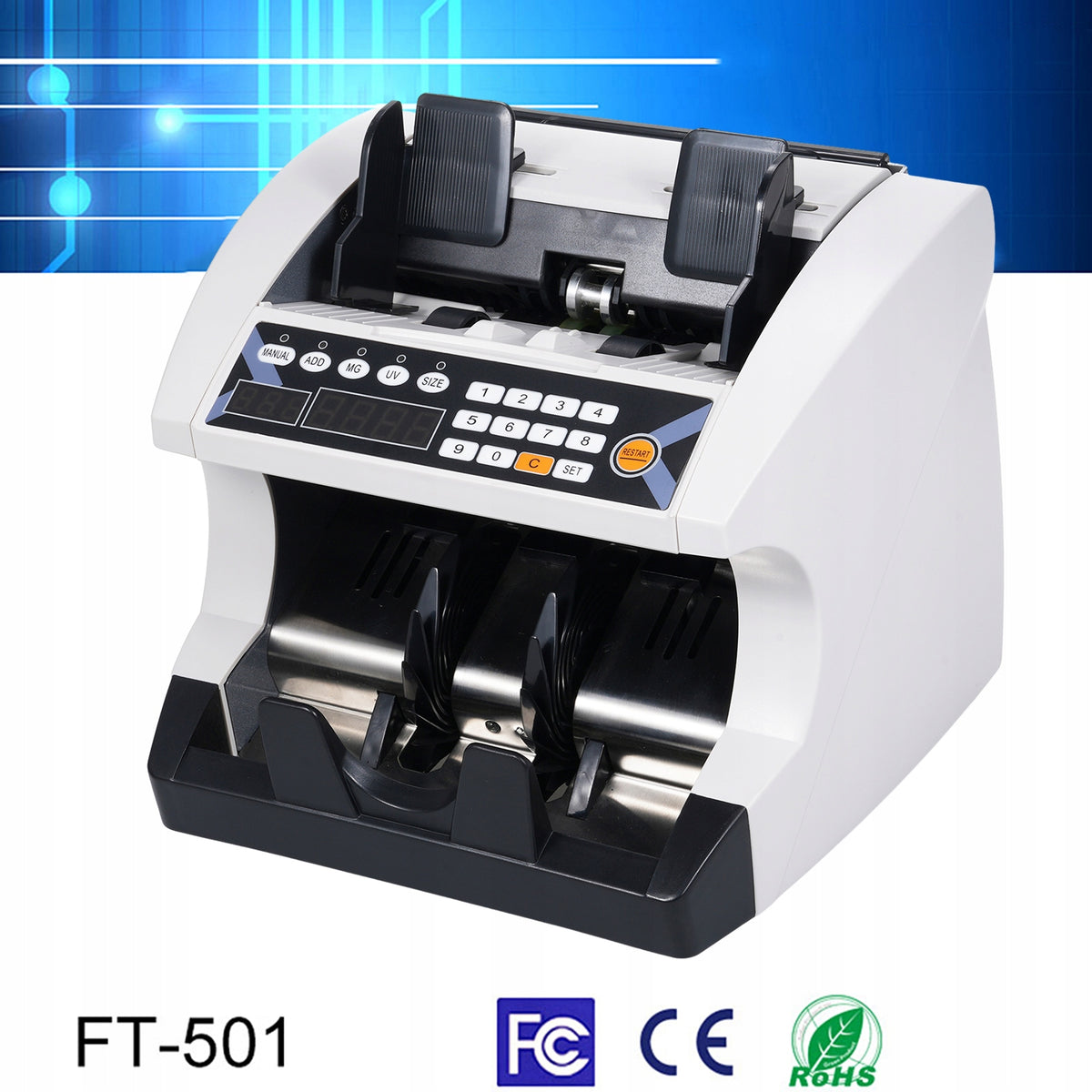 Multi Currency Money Banknote Counting Machine Banknote 4A Printing technology other