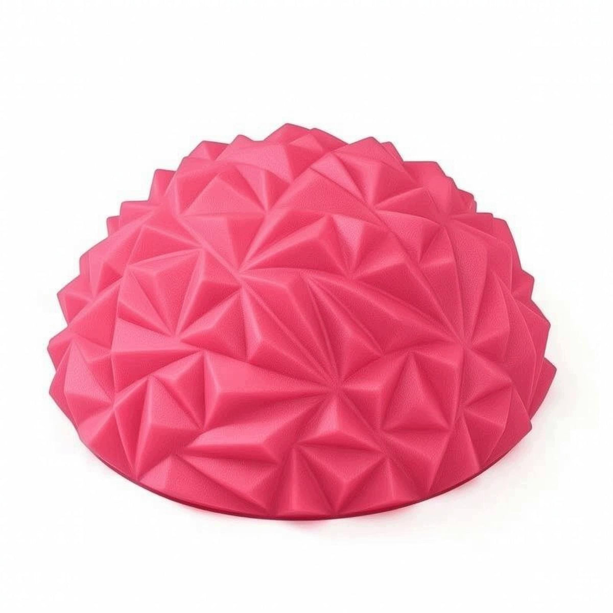Multi Functional Half Stability Ball | space saving Saving Design, Rose Red