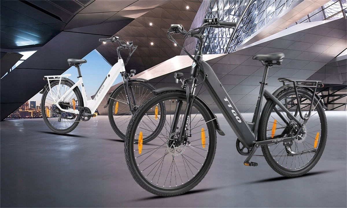 Municipal Electric Bikes TTGO THZ 28ST 250W 36V 20AH 120km 28"*1,75"Ebike Foldability partially assembled, calibrated