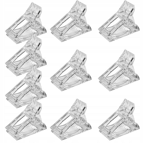 NAIL CLIPS GEL TRANSPARENT MANICURE EXTENSIONS 10 PCS