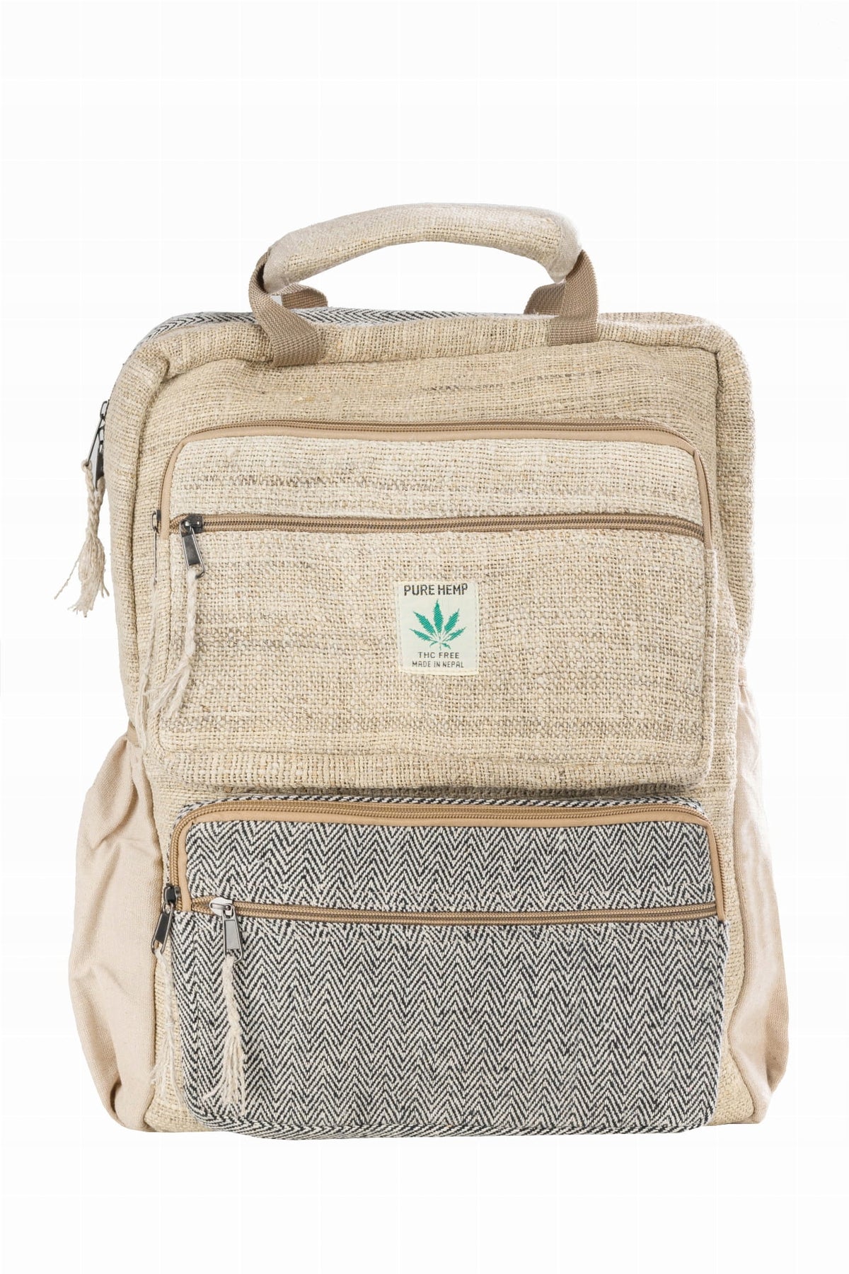 NATURAL CUBE HEMP CITY SCHOOL BACKPACK
