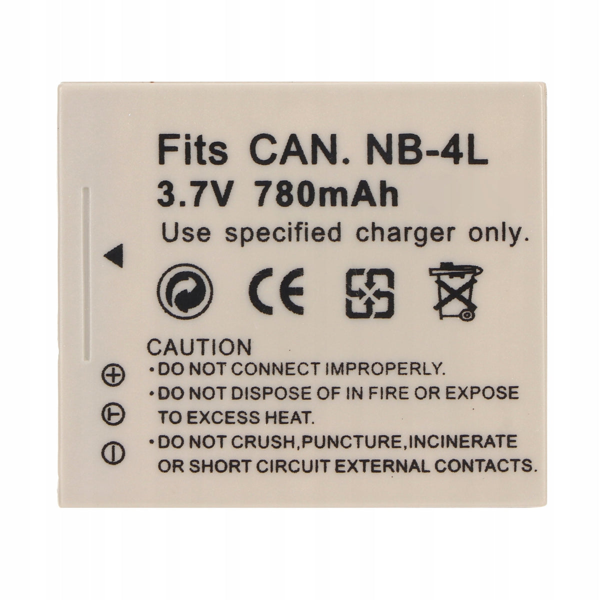 NB 4L Camera Rechargeable Lithium-Ion Battery 780mAh 3,7V CN Replacement Battery