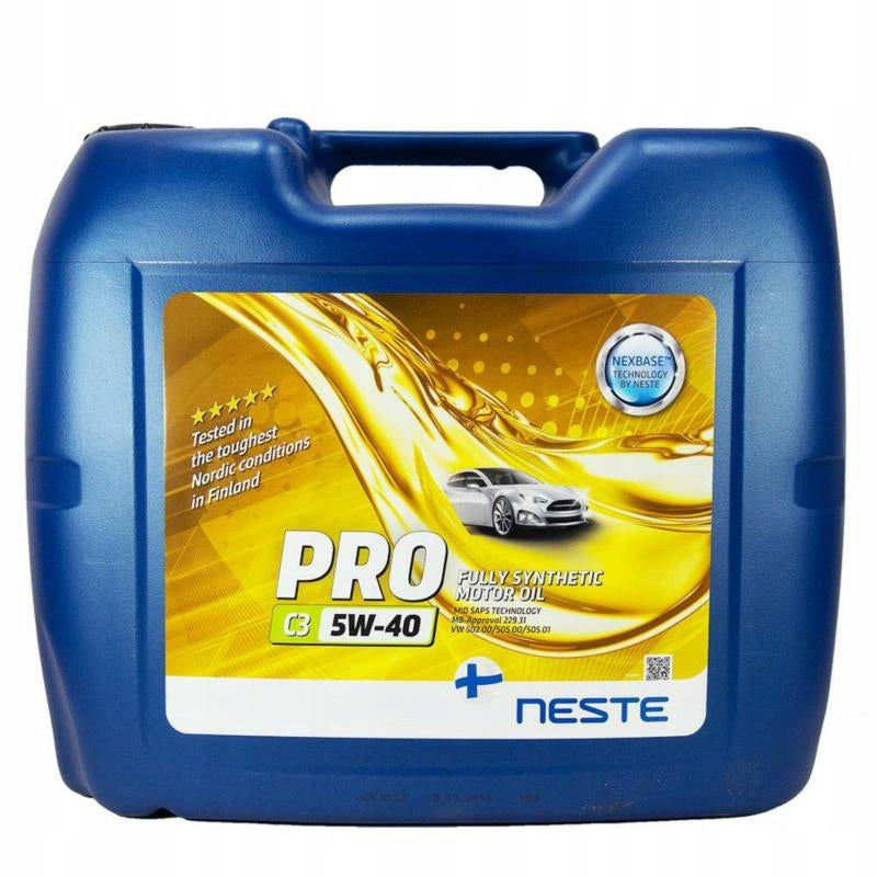 NESTE PRO C3 5W40 20L Synthetic Motor Oil
