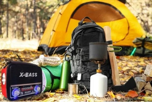 NETWORK AND BATTERY PORTABLE KITCHEN RADIO WITH FLASHLIGHT FM USB AUX SD MP3 Packaging status original