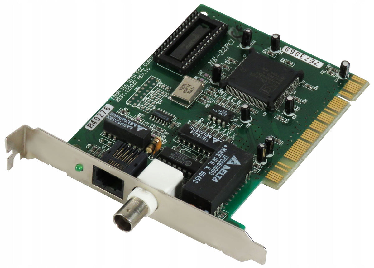 NETWORK CARD NE-32PCI AM79C970AKC PCI BNC RJ-45 Manufacturer no brand