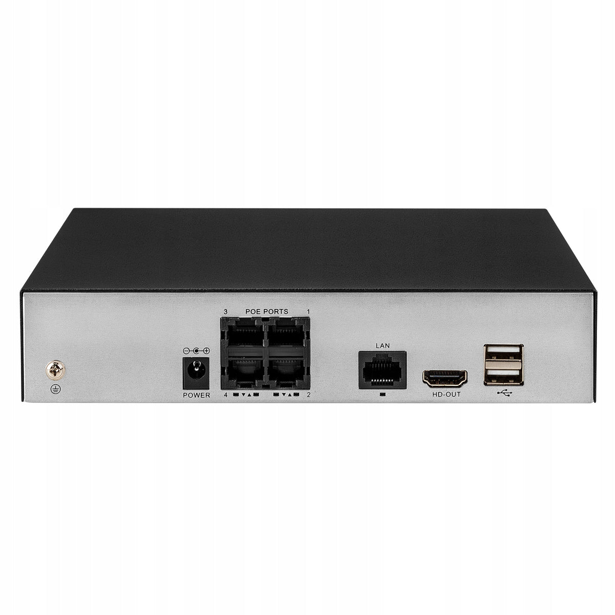 NETWORK MONITORING RECORDER NVR IP 9 CHANNEL 4XPOE 8MPx 4K HDMI Packaging status original