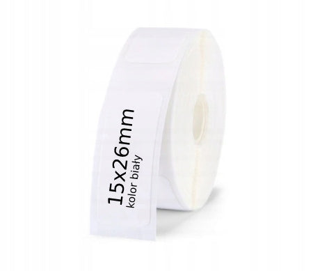 NIIMBOT THERMAL LABELS STICKERS 15x26MM 230PCS SELF ADHESIVE ROLL
