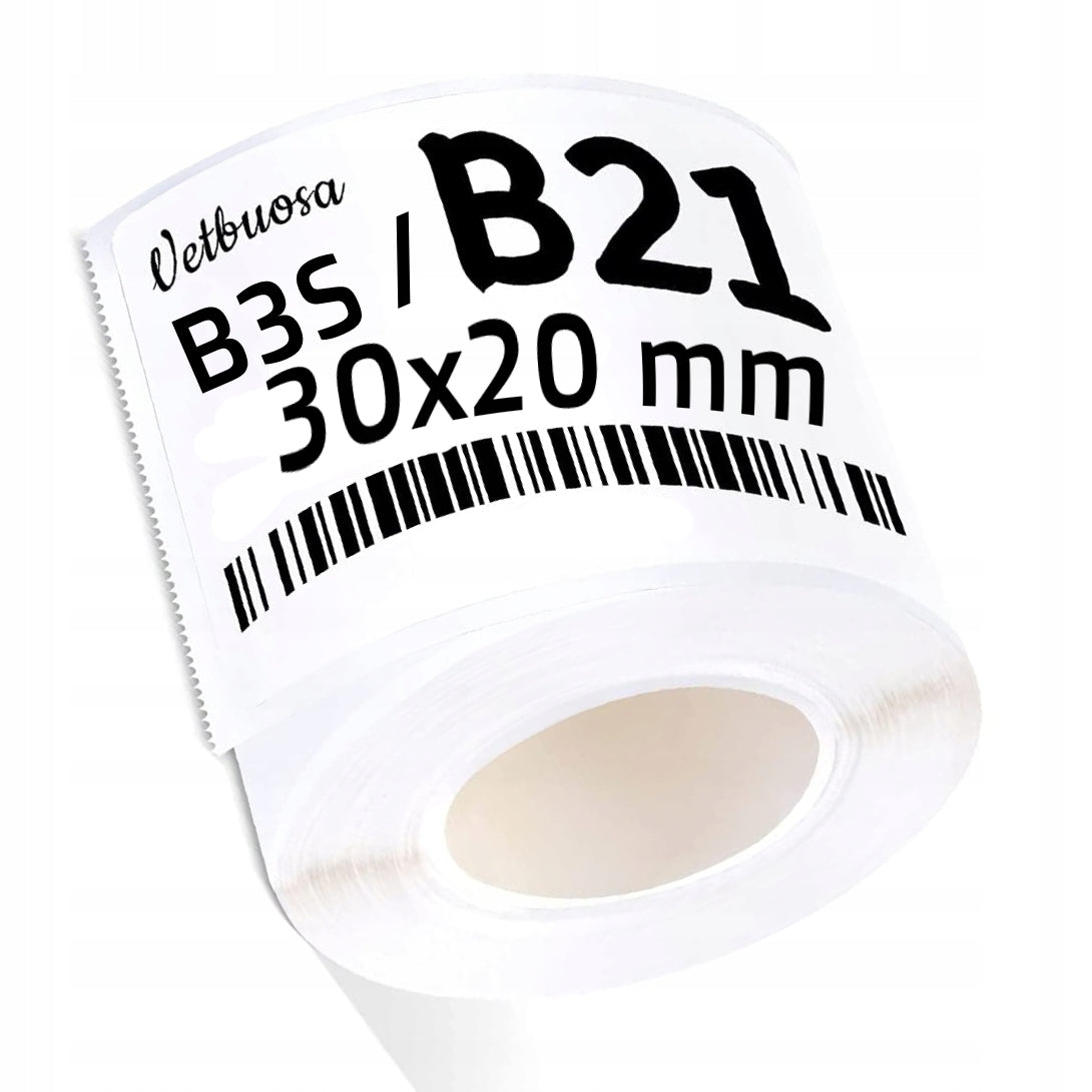 NIIMBOT THERMAL LABELS STICKERS B21 B3S 30x20MM 320pcs SELF ADHESIVE