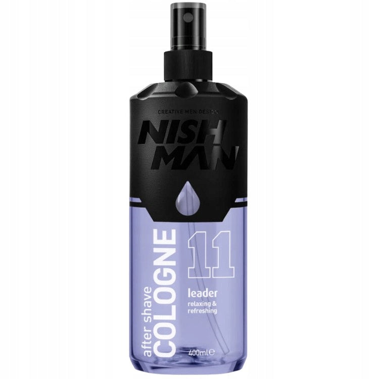 NISHMAN AFTER SHAVE 11 LEADER AFTER SHAVE COLOGNE SPRAY 400ML Packaging status original