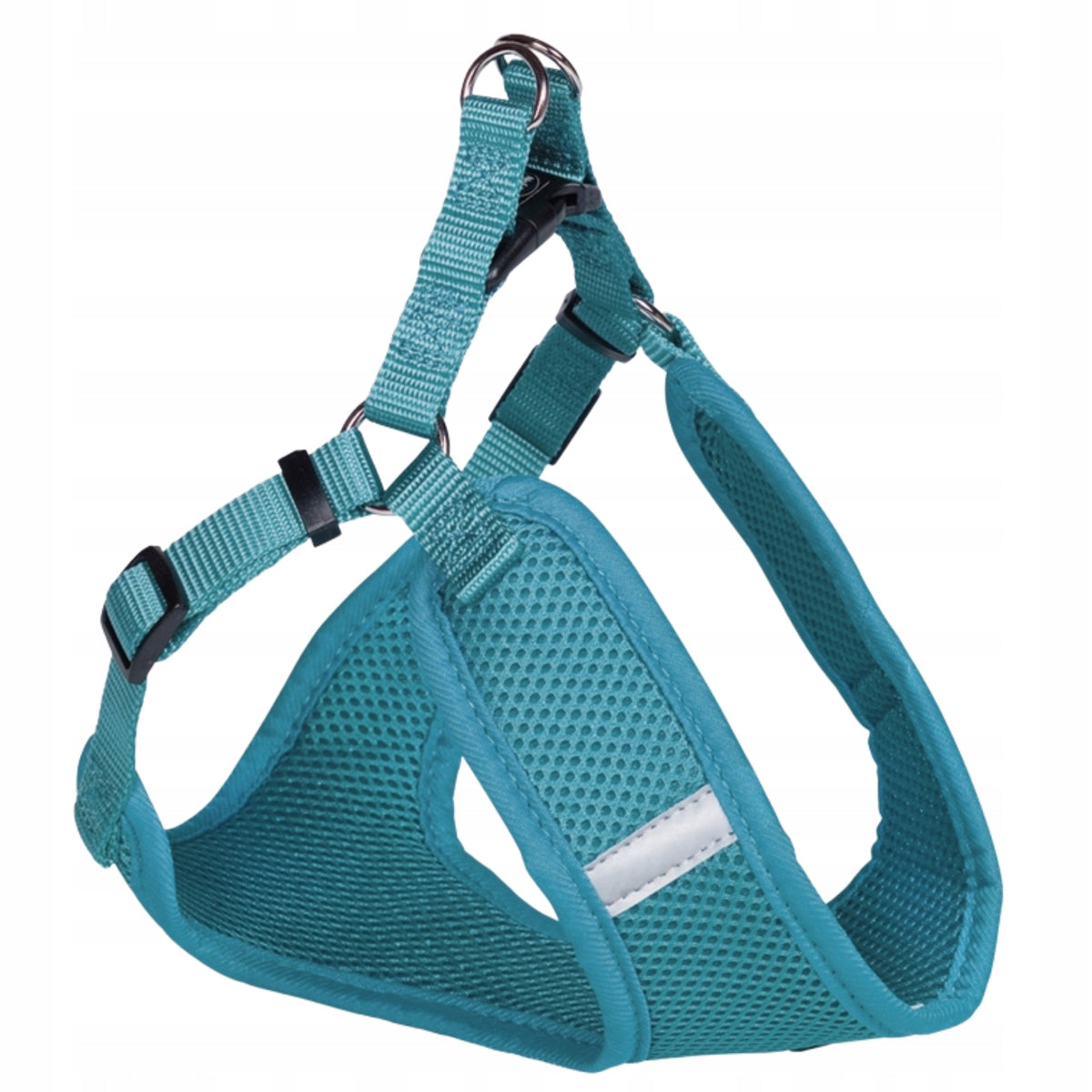 NOBBY Mesh Reflect S Dog Harness - Turquoise 41-46cm