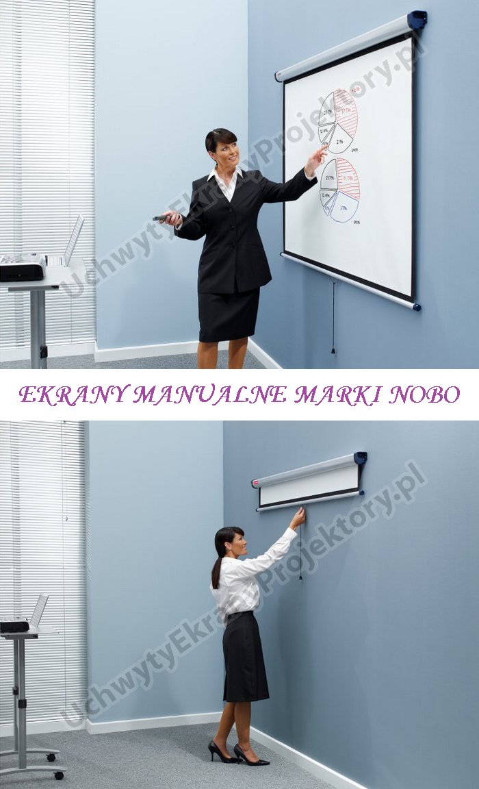 NOBO MANUAL 200x151.3cm 4:3 MW Brand Nobo