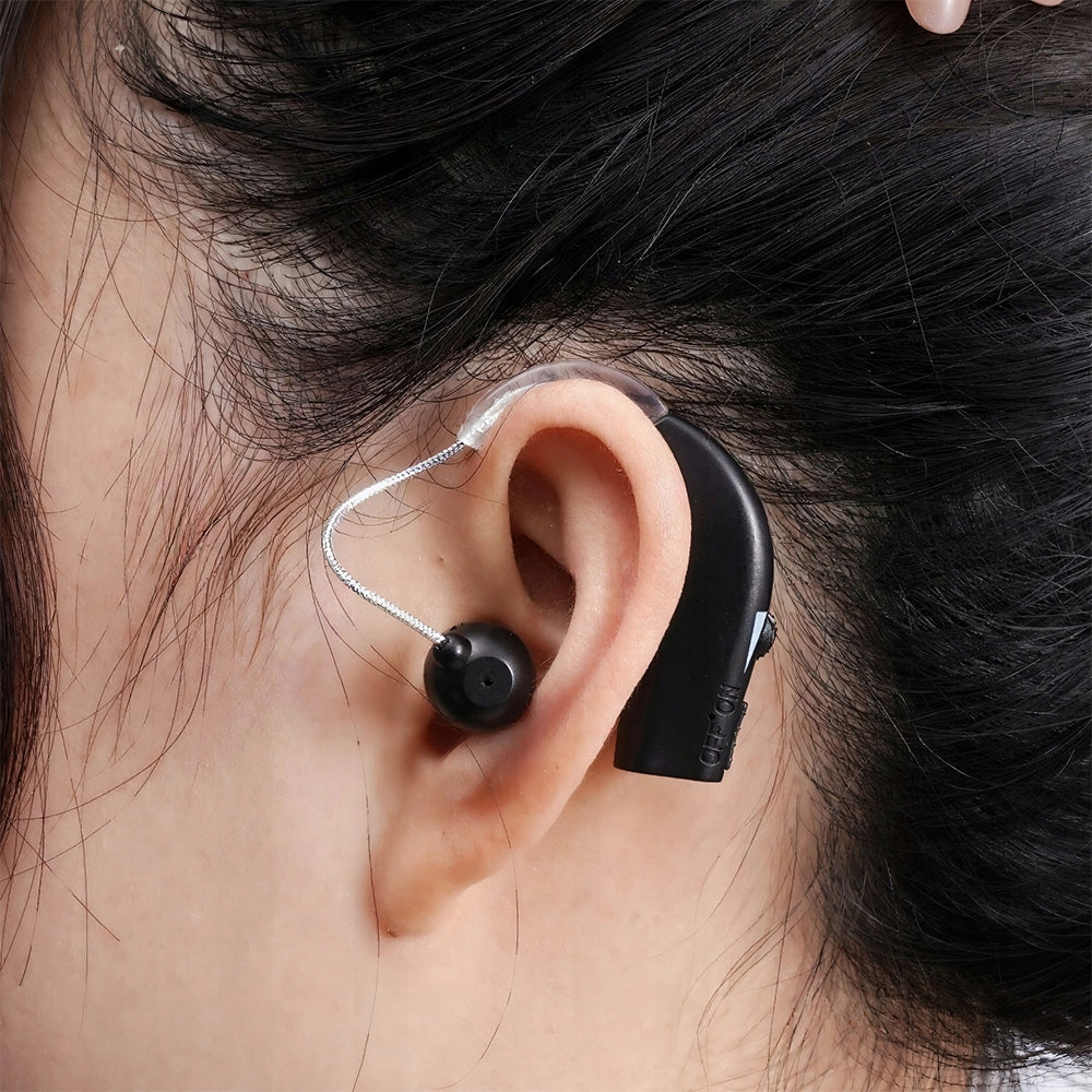 NOISE CANCELLATION HEARING AID RECHARGEABLE SOUND AMPLIFIER Packaging status original