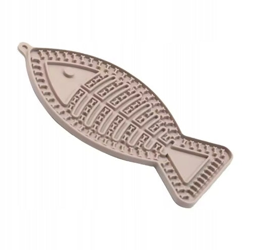 NON-SLIP CAT BOWL INTERACTIVE LICKING MAT FISH