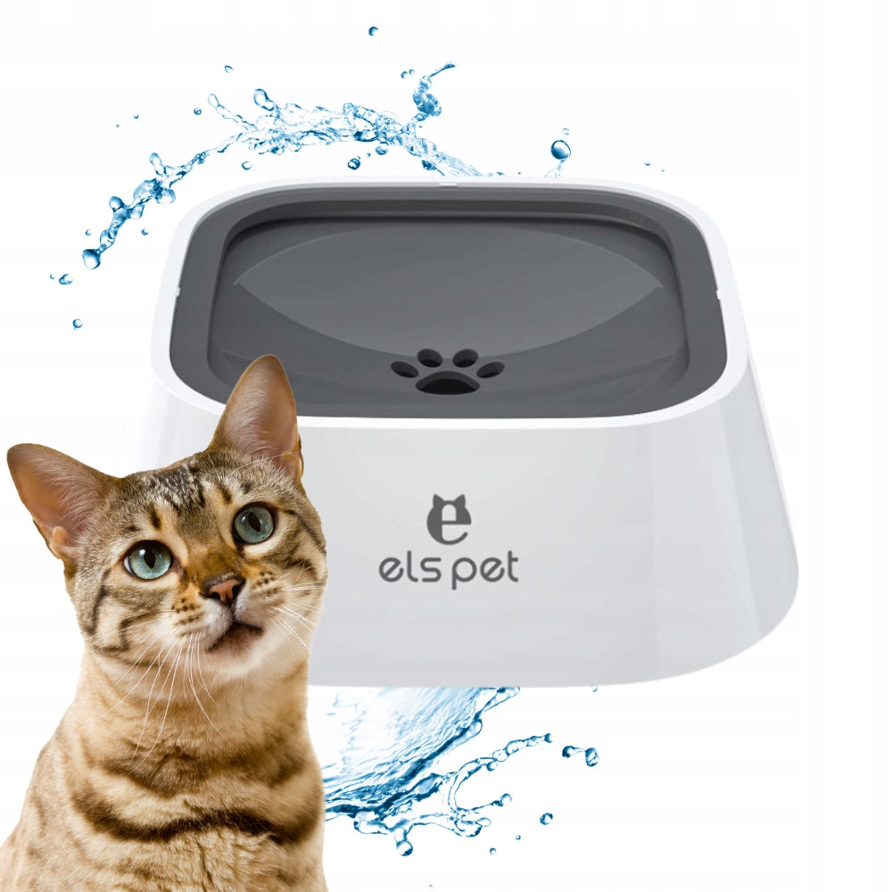 NON-SPLASHING CAT BOWL NON-SLIP FOR WATER ELS PET 1 l
