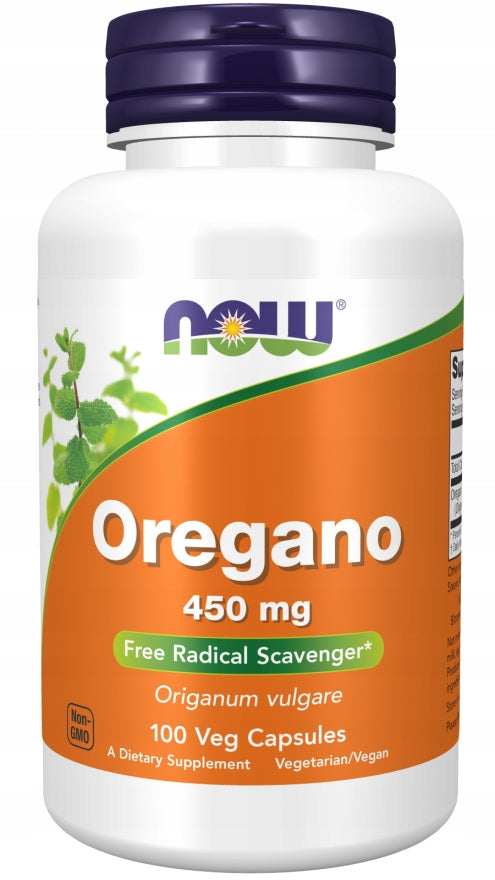 NOW FOODS OREGANO LEAF 450mg 100 kap