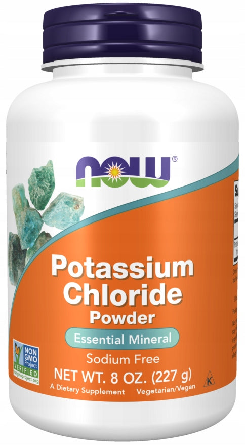 NOW Foods Potassium Chloride CHLORIDE POTASSIUM MUSCLE POWDER 227g