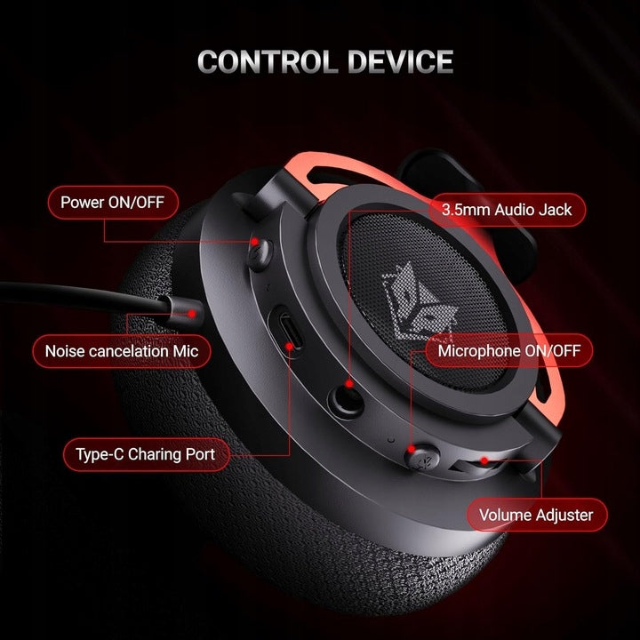 NUBWO G03-BT GAMING WIRELESS HEADPHONES FOR PS4 PS5 PC Packaging status original