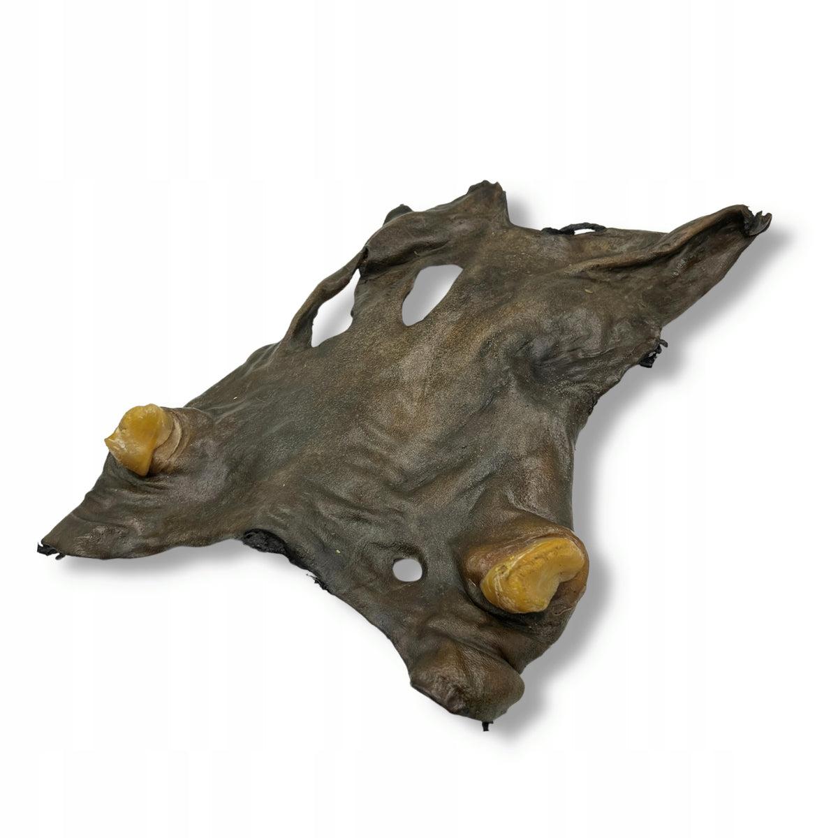 Natural Dog Teethers Beef Leather "SQUARE" 5 pcs