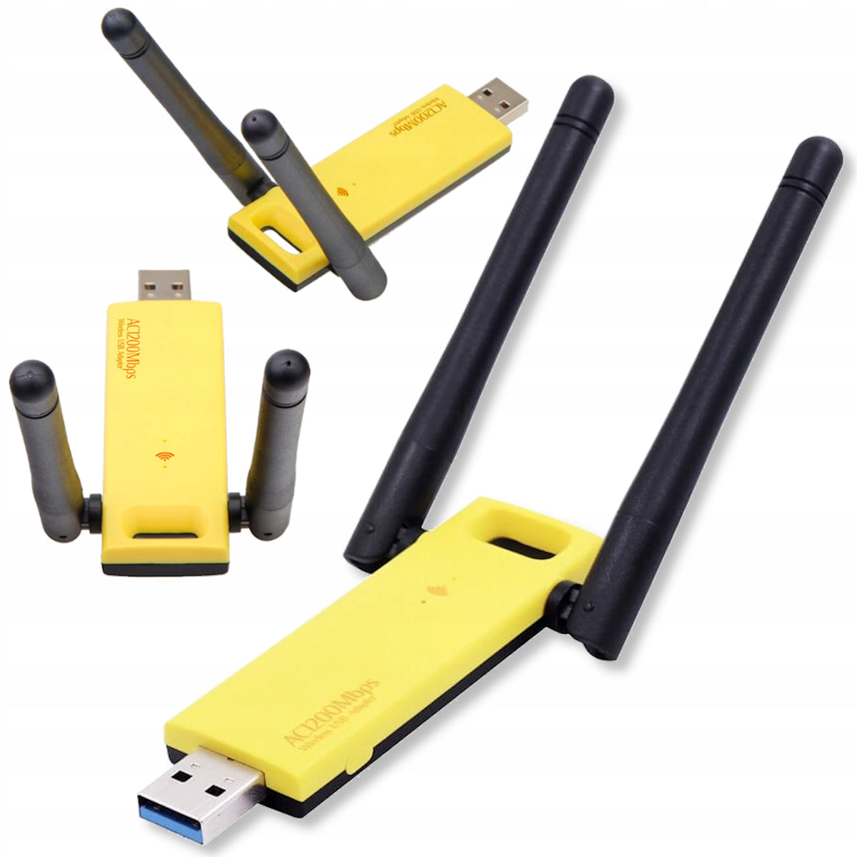 Network Card WiFi to USB Adapter 3.0 AC 1200Mbps 2,4GHz 5GHz