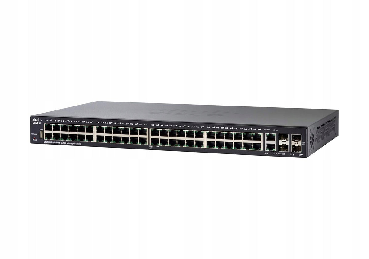 Network Switch 48 Ports CISCO SF350-48 QV