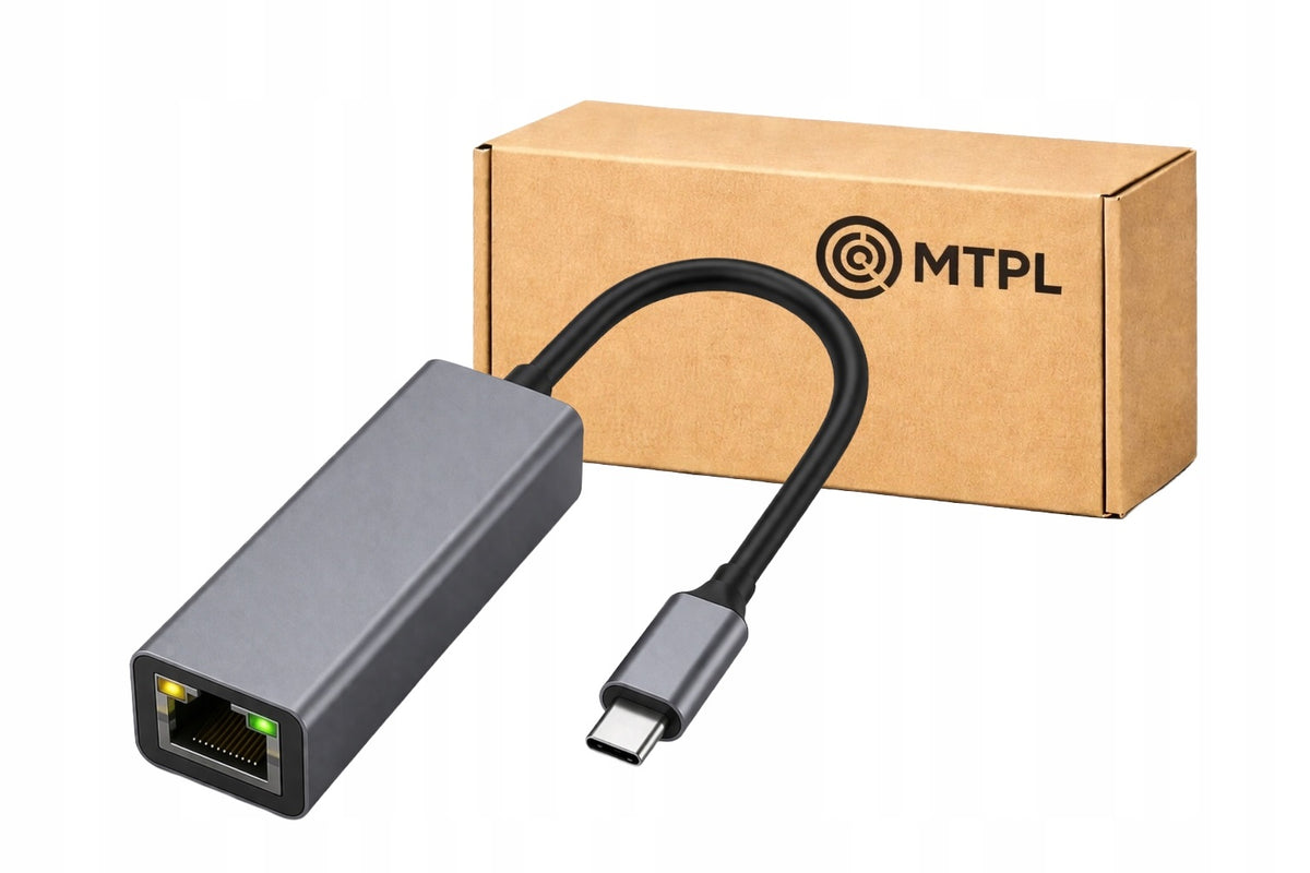 Network adapter USB-C RJ45 LAN 1000Mb/s Gigabit Ethernet STABLE