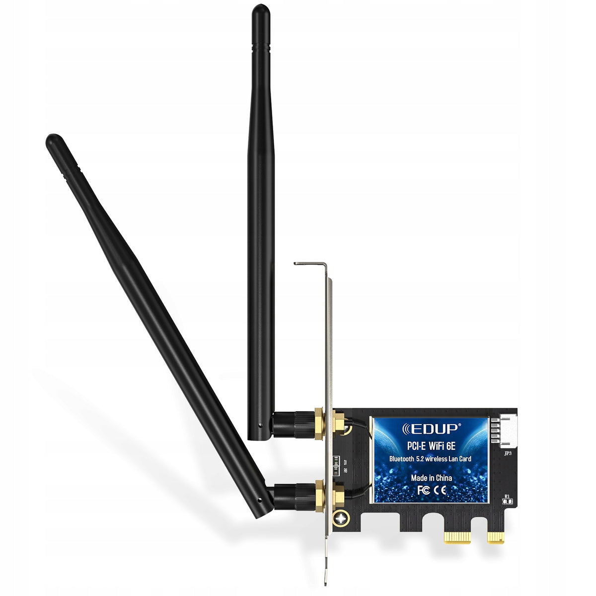 Network adapter with Intel AX210 WiFi 6 and Bluetooth 5.3 PCI-E for PC Packaging status original