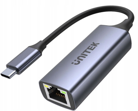 Network card USB-C RJ45 1Gbit LAN PD 100W Unitek Manufacturer Unitek