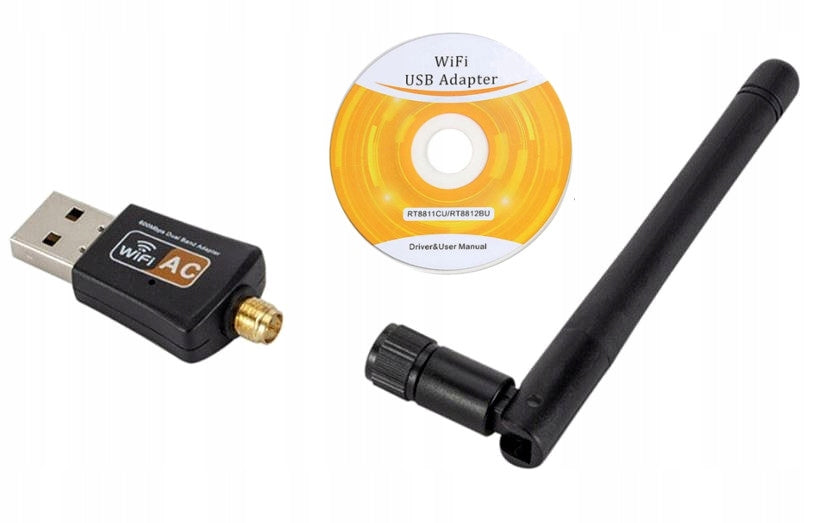 Network card WIFI USB AC 600 mbps 2GHz + 5GHz