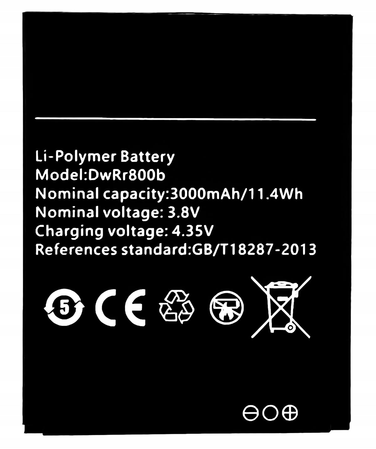New Battery DWRr800b 3000 mAh Battery for DWR-933 B1 Router Packaging status original