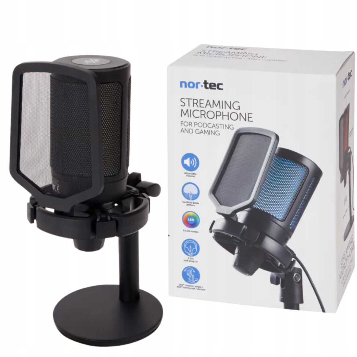 Nor-Tec Microphone with LED Light