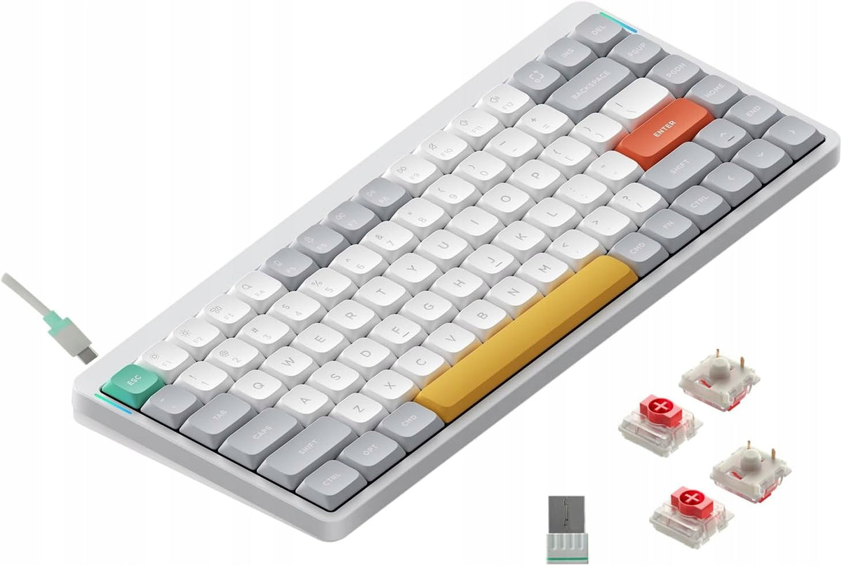 NuPhy Air75 V2 Mechanical Keyboard 75% RGB Wireless Bluetooth